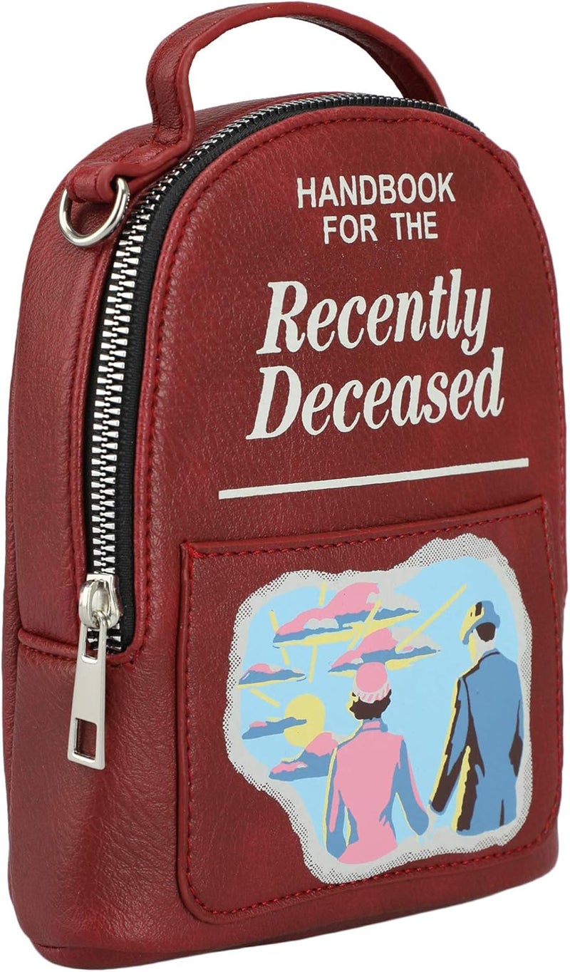 Bio World Beetlejuice Classic Movie Recently Deceased Book Mini Backpack One Size Fits Most Wristlet - Image 3